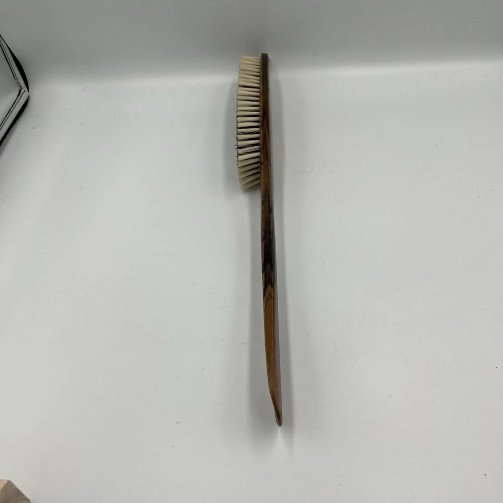 Vintage Double End Shoehorn Valet Brush Gentleman's Wardrobe Helper England Made